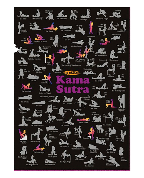 Scratch off Kama Sutra Poster